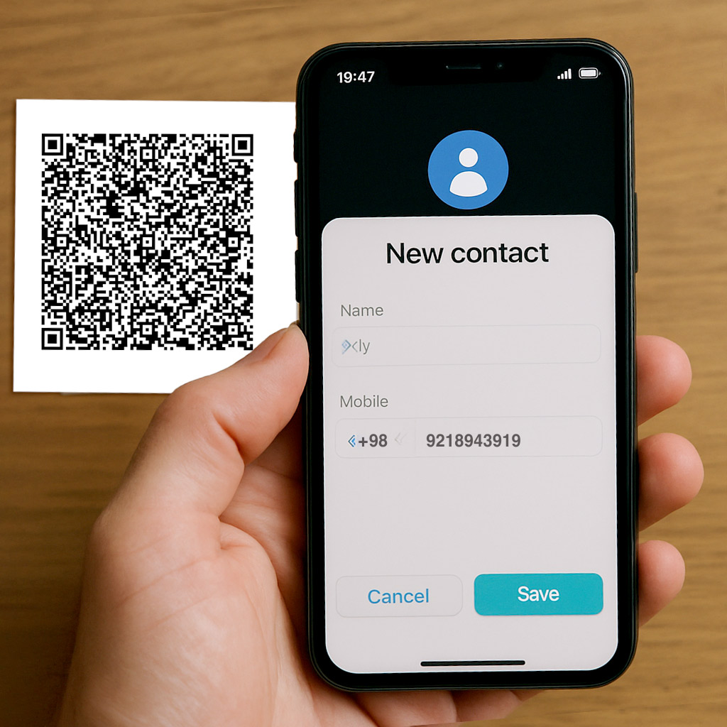 qr-code - کارت ویزیت هوشمند